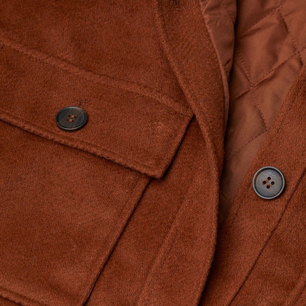 Rust Colored Shacket - Picture 2 of 3